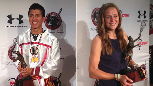 Lyle Thompson, Taylor Cummings Win Tewaaraton Award